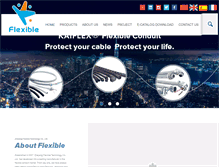 Tablet Screenshot of conduit-flexible.com